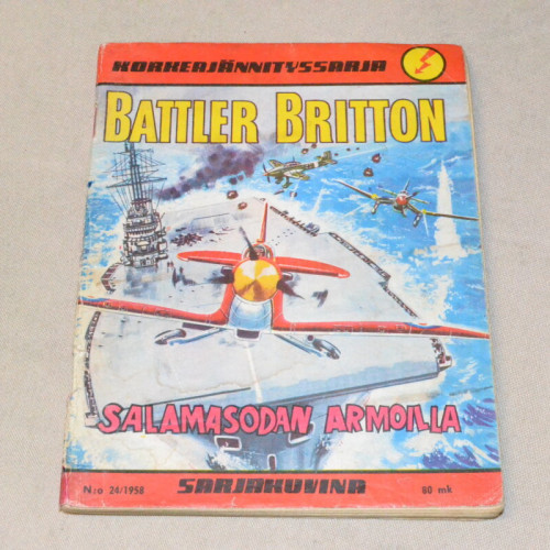 Korkeajännityssarja 24 - 1958 Battler Britton Salamasodan armoilla